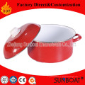 Sunboat Esmaltado Caçarola Withenamel Tampa / Tampa Utensílios De Cozinha